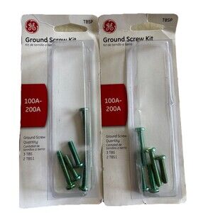 Lot 2 Box GE Electrical Bonding / Grounding Screw Kit, 3 TBS, 2 TBS1